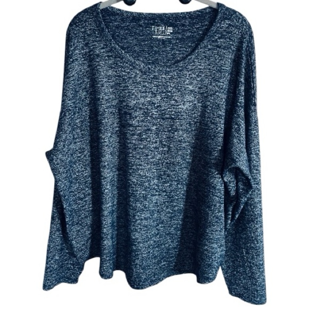 Time and Tru Brushed Heathered Top Impossibly Soft. Plus Size XXL 20 EUC